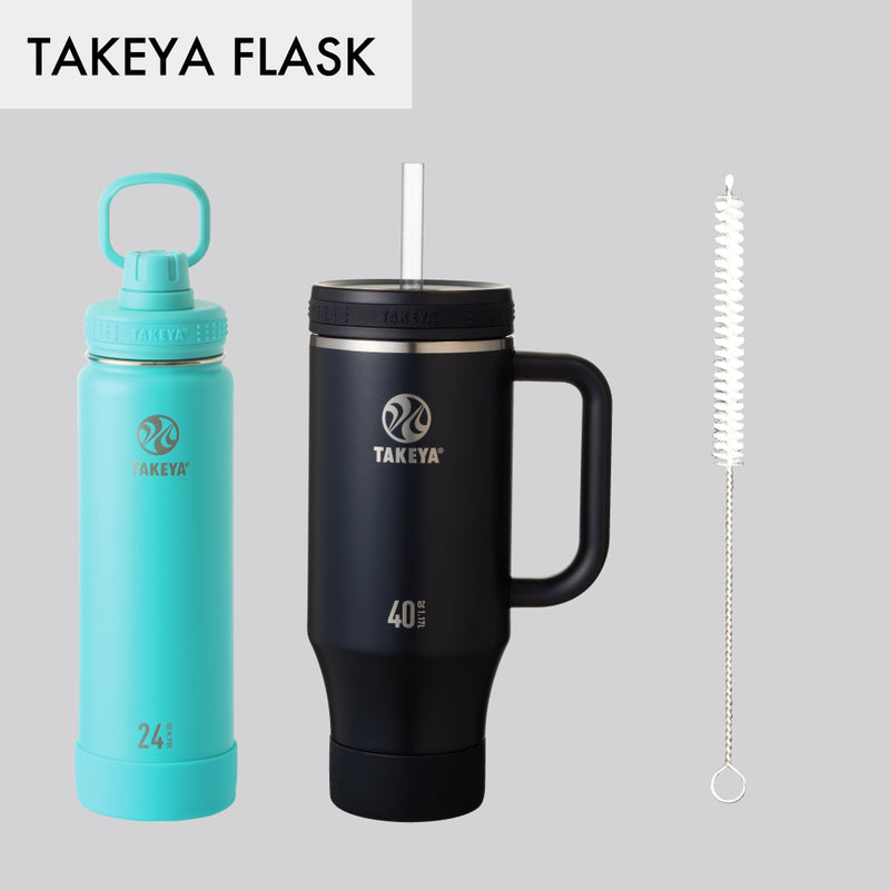 【専用商品です】817Kumamoto タケヤフラスク ストローハンドルタンブラー 洗浄ブラシ – TAKEYA