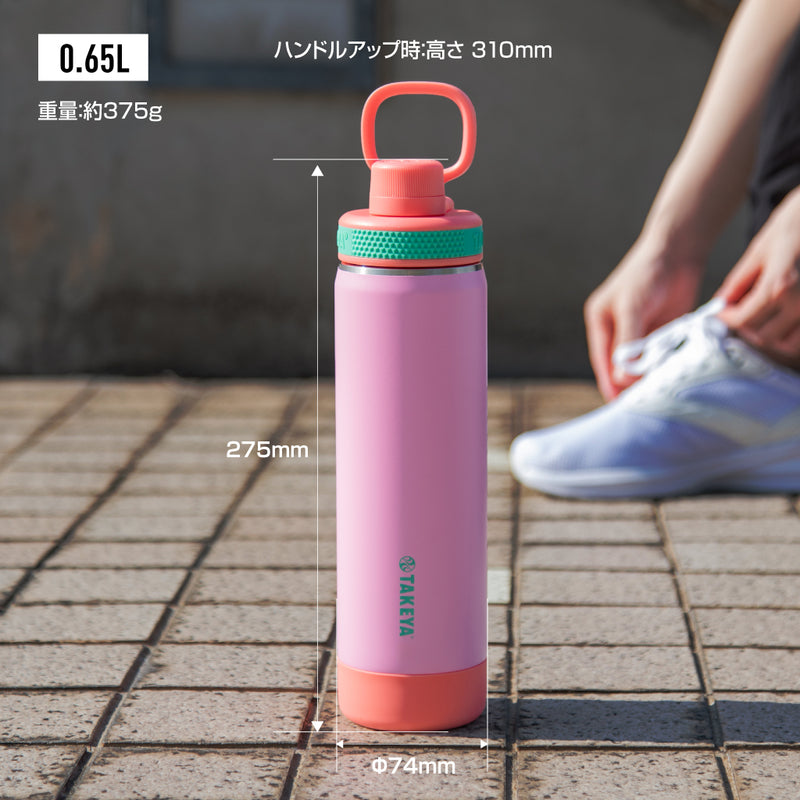アクティブスリム 0.65L 水筒 タケヤ ステンレスボトル TAKEYA 公式