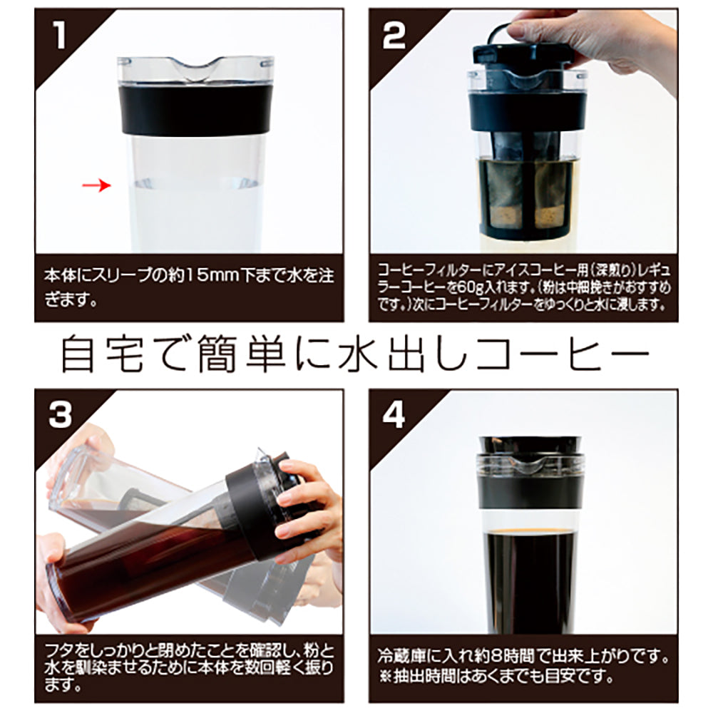 冷水筒 水出し専用 コーヒージャグ2 1.1L – TAKEYA【公式オンライン
