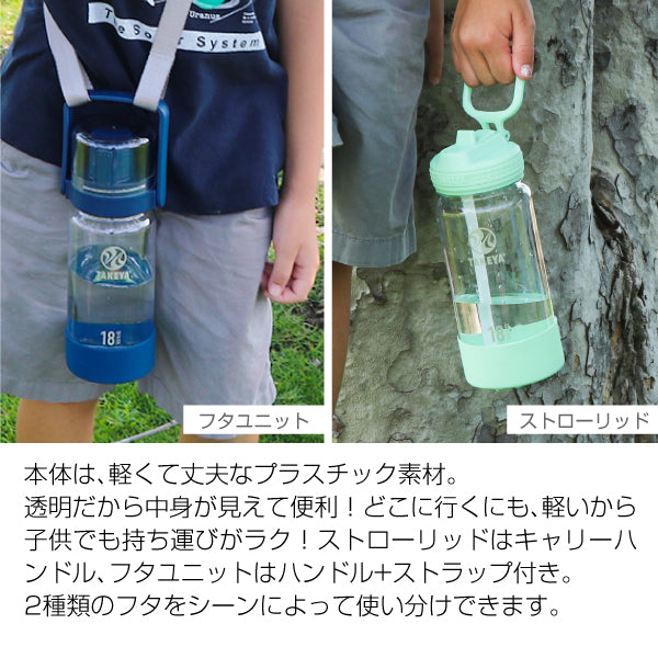 タケヤ ゴーカップ クリアボトル 0.52L バンドルセット キッズ 水筒