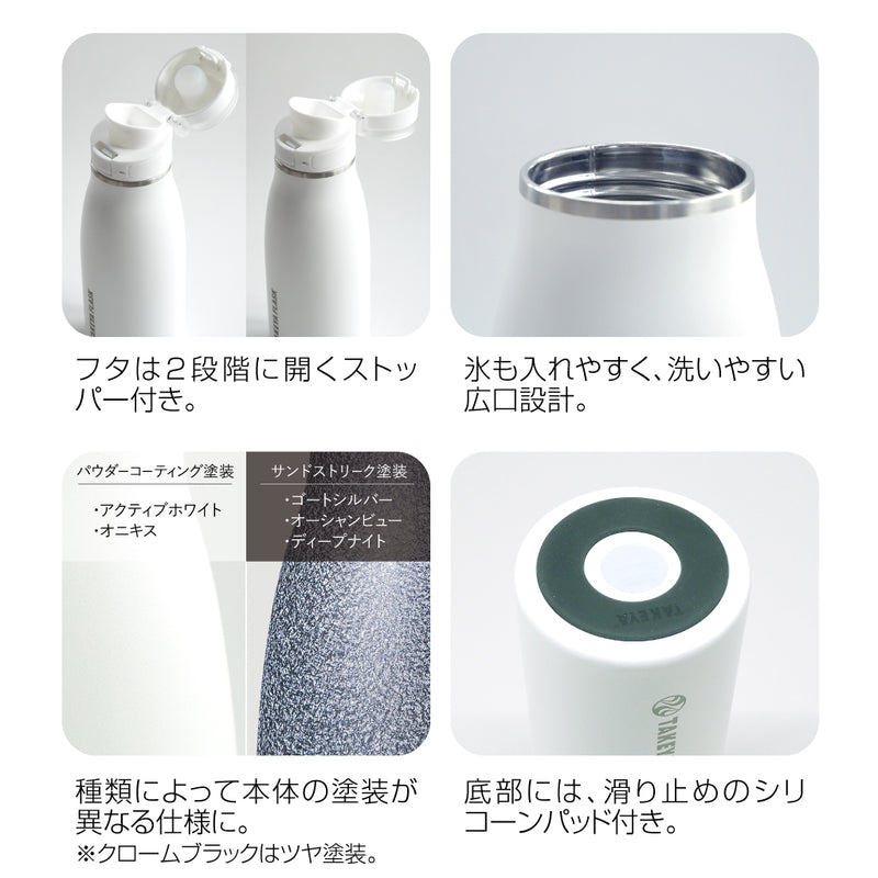 タケヤ トラベラー17 0.5L 水筒 ステンレスボトル TAKEYA